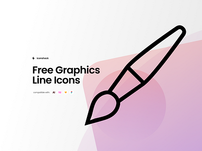 Free Graphics Line Icons download free freebie gradients icon icons iconset line icons vector