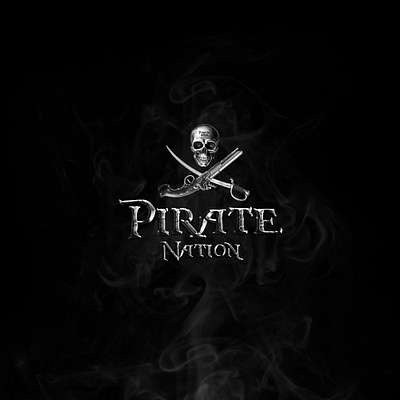 Pirate Nation 3d art black branding design dribbble graphic design logo photoshop pirates