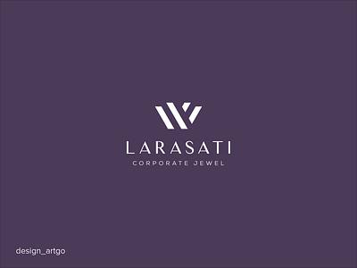 Larasati, L Logo Design branding design flat illustration l logo larasati logo logos minimal simple typography ui vector