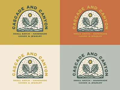 Cascade and Canyon Branding and Logo Design by Abby Leighton branding canyon design heritage illustration modern retro vintage western