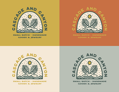 Cascade and Canyon Branding and Logo Design by Abby Leighton branding canyon design heritage illustration modern retro vintage western