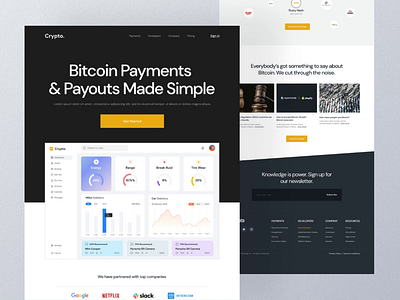 Crypto | Crypto Currency Landing Page | ui_Clutch animation branding crypto design figma figma ui graphic design landing page landing page ui motion graphics motion ui nft ui ui motion ux ux ui web ui website website motion website ui