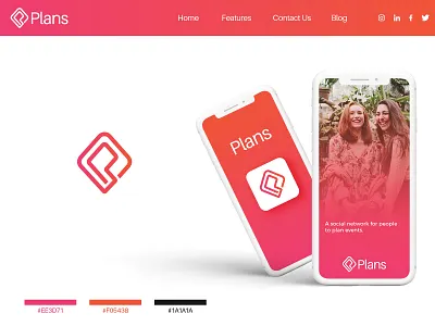 Plans Logo design | P letter logo brand identity branding logo logo design