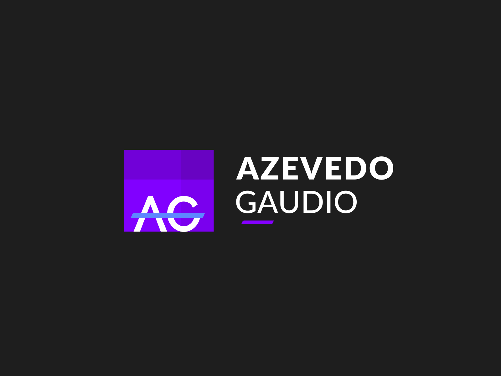 Azevedo Gaudio Logo by Breno Bitencourt on Dribbble