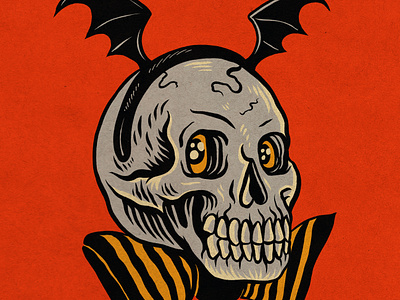 WEENZINE NINE art character cute design drawing halloween illustration skull spooky