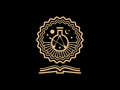 Alchemista Logo alchemy design ezoteric gold knowledge logo sign