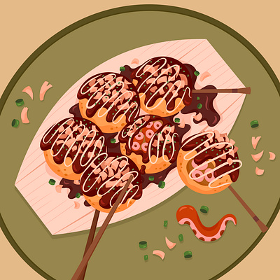 Takoyaki Japanese Food asian food food japan japanese food octupus takoyaki takoyaki japanese food