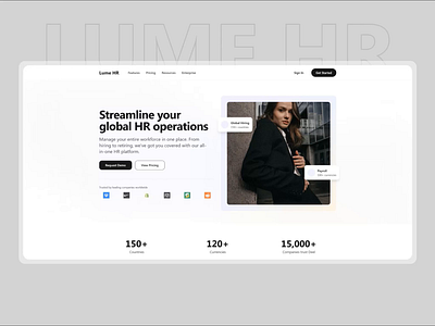 Lume HR - HR Management Platform figmadesign globalhr hrsoftware hrtech payroll uidesign uiux workforcemanagement