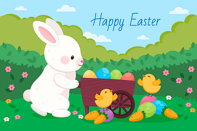 Happy Easter bunny catholic chicks easter easter bunny eggs happy easter