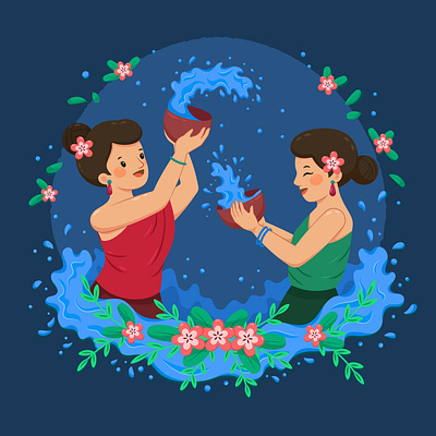 Happy Songkran Festival happy songkran festival songkran festival thai new year festival thailand water festival