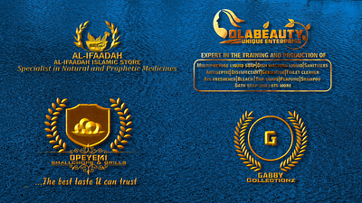 CUSTOM BRAND LOGOS 3d branding graphic design logo mockup vector