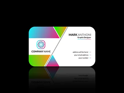 Business Card Design template business card business logo contact card illustration stationary visiting card