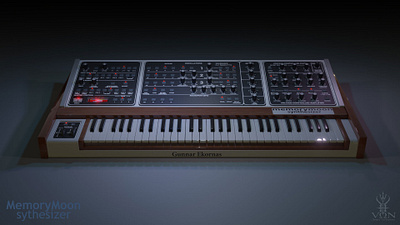 VST plugin Synth MemoryMoon graphic design gui design interface design software design uiux vst design vst plugin