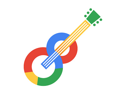 Google: Band Together branding conference google guitar icon infinity logo music summit