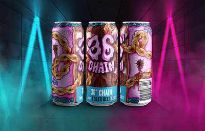 Run The Jewels & Brooklyn Brewery - 36" Chain Beer Label Contest animation beer beer lael brooklyn brooklyn brewery graphic design illustration motion graphics packaging run the jewels video
