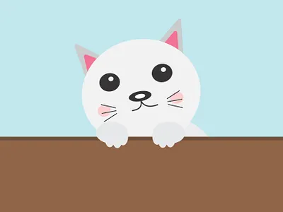 Meow artwork cat creative design illustration vector vectorart