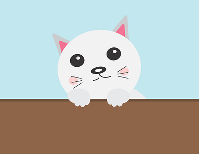 Meow artwork cat creative design illustration vector vectorart