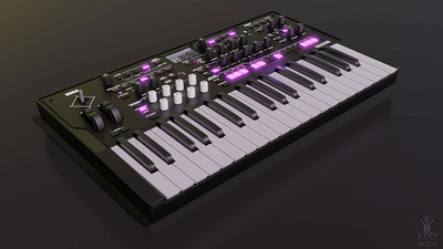 VST plugin Korg Synthesizer gui design interface design software design uiux vst design vst plugin