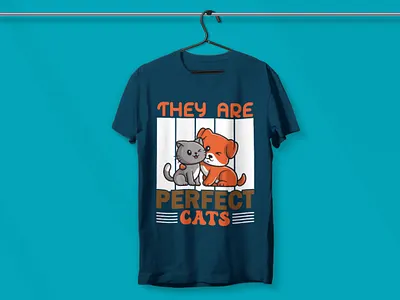 Cat t-shirt design t shirt for print