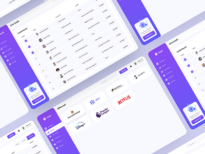 SaaS Dashboard - Leaderboard Offerwall Design admin dashboard analytics dashboard analytics data creative dashboard dashboard app dashboard design interface leaderboard management offerwall product saas app saas dashboard sales statistics ui ux web website