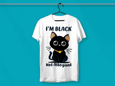 Cat t-shirt design t shirt for print