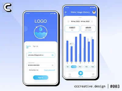 003 | blue highlights calm colors color pops freelance ui light theme ui agency ui design uidesign uidesigners uiuxdesign user interface