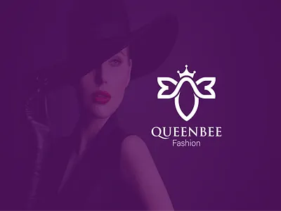 QUEENBEE FASHION LOGO animal bee beehive branding identity buzz corporate business creative fashion logo fly graphic design hive honey honey farm iconic logo insects logodesigner modern bee queenbee queenbee fashion logo yellow