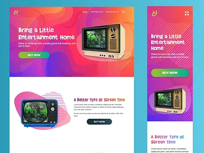 Fish Tank Company Mockup adobe xd animation design graphic design motion graphics ui user research web website