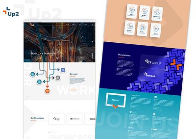 Up2 Website Total Redesign branding graphic design logo typography ui user experience user interface ux vector web webdesign