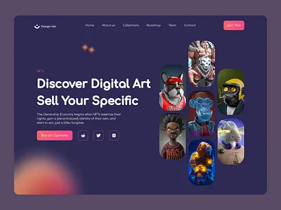 NFTs Platform art binance blockchain crypto cryptoart cryptocurrency design ethereum home page ilias landing page marketplace nftmarketplace nfts platform token ui ui design web design website design