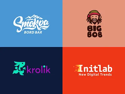Logofolio 2018-2022 / Behance bar big bob bord brand branding coffee design font identity illustration initlab jazz krolik lab labaratory letter logo logotype pixel