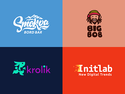 Logofolio 2018-2022 / Behance bar big bob bord brand branding coffee design font identity illustration initlab jazz krolik lab labaratory letter logo logotype pixel