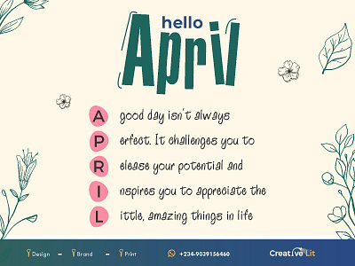 Welcome to April design