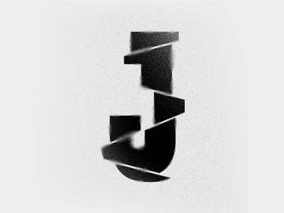 36 Days of Type - J 36 days of type 36days art branding design font graphic design illustration j jumble lettering letters logo logotype monogram spray paint stencil type typography