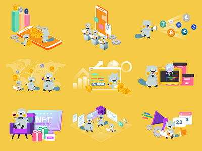 UDG.io character design & graphics branding character design graphic design illustration web