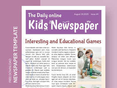Free Newspaper Google Docs Templates By Free Google Docs Templates Gdoc Io Dribbble