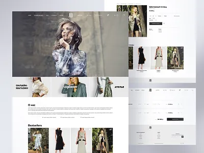 Fashion Store Web Design shop web