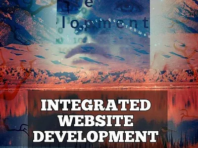 Integrated Website Development's Man in the Mountains branding graphic design logo ui