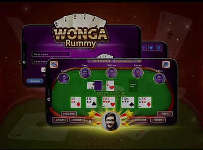 Mobile Game Design cards game game design ui design