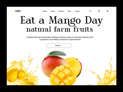 Fruits Website Exploration! bitmatestudio buying food fruits home page online shop products selling store ui ux vegetable web design