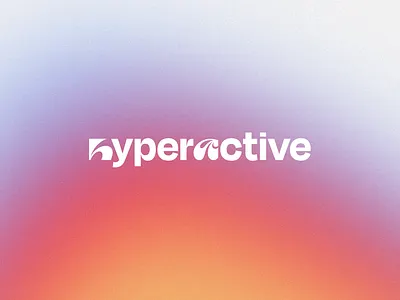 Hyperactive Design Studio Branding brand brand identity branding gradient logo logotype