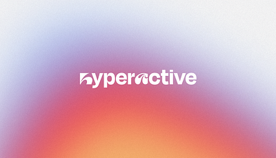 Hyperactive Design Studio Branding brand brand identity branding gradient logo logotype