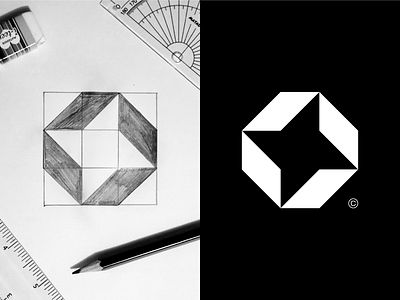 ⭐ Star in Octagon - Geometry Timeless Logomark Design brand identity branding coding development geometry graphic design logo logo design logodesign logomark logos logotype octagon programming software star timeless