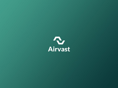 Airvast air brand brandidentity branding clean creative design flat graphic design illustrator logo logodesign logomaker logotype minimalist modern simple unique vast vector