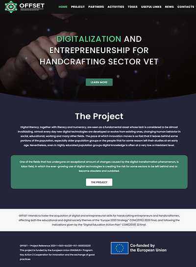 Offset Project branding design divi web wordpress wordpress blog wordpress design