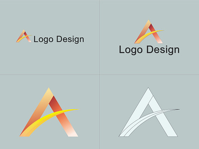 Logo Design-A_01 design graphic design illustration logo typography