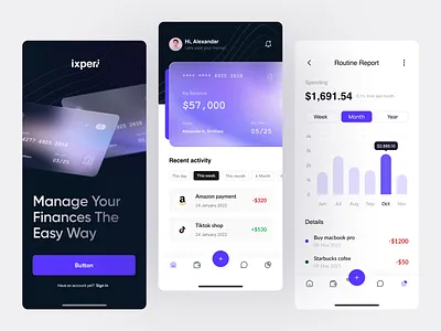 Finance app analytics app design app ui bank card design ewallet finance finance app financial fintech mobile design mobile ui money app money transfer transactions ui ux wallet wallet app