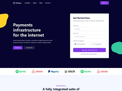 Crikon – Multipurpose Bootstrap 5 Template bootstrap branding design illustration logo template theme ui ui design web design
