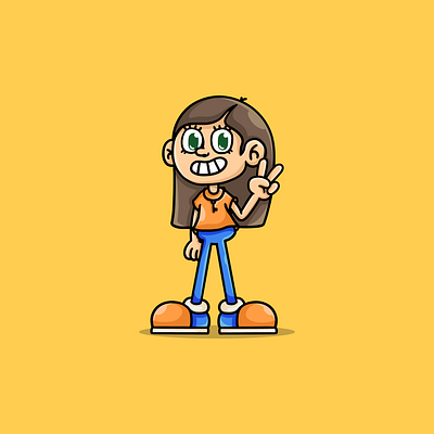 Hello there branding character design design girl girl design girl power graphic design illustration logo logo design ui ux vector woman woman design women women design