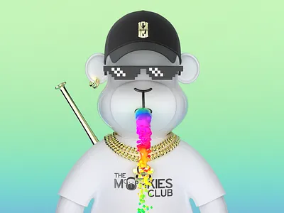 Rainbooow dude 3d art 3d character 3d illustration 3d modeling crypto art digital art metaverse nft nft art